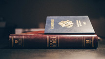 Bible and passport 