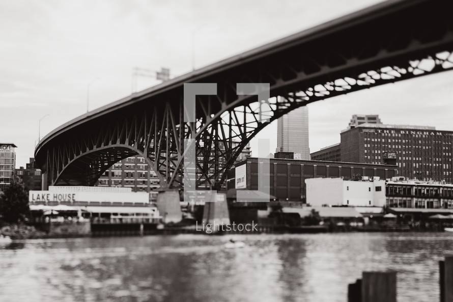 city bridge over a river 