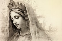 Portrait of Mother Mary