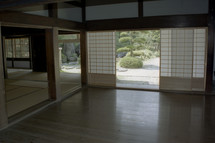 empty room in a Japanese house 