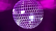 Disco ball at a party or celebration. 