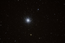 A large globular star cluster in deep space