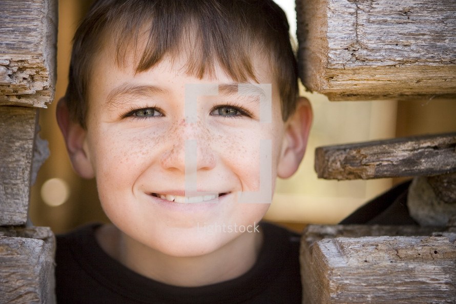 Boy smiling 