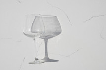wine glass and shadow