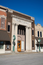 Small town bank building