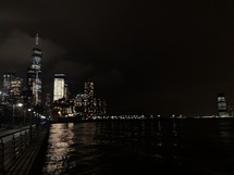 cityscape at night 