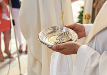 Chrism for the sacrament of baptism 