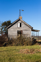 Old, wooden farm house