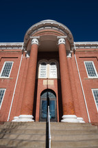 Red brick courthouse building