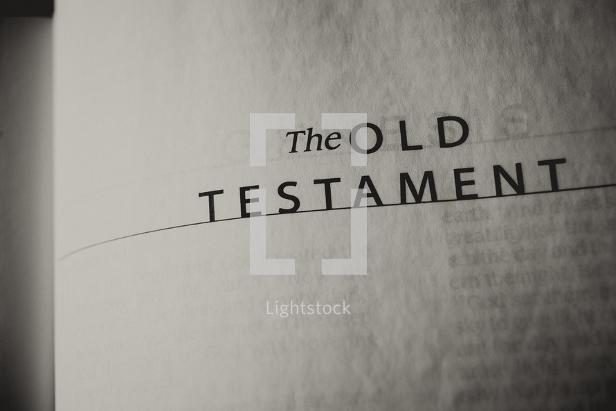 Open Bible in the Old Testament