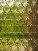 yellow decorated glass texture useful as a background