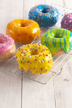 rainbow donuts 