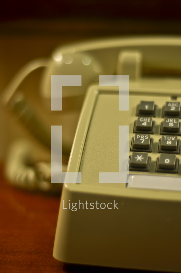 old touch dial telephone