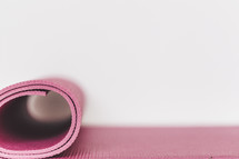 pink yoga mat 