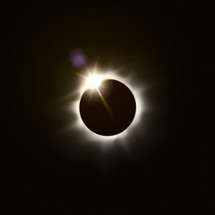 illustration of a total solar eclipse