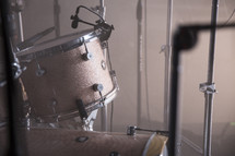 A set of drums.