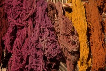 dyed yarn in biblical times 
