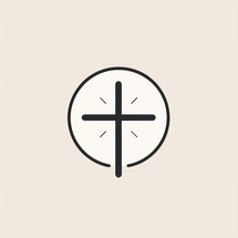 Cross icon vector design template. Christian symbol for your web site design, logo, app, UI.
