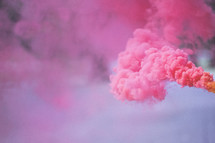 pink smoke 