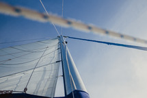 mast on a sailboat 