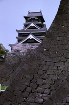 ornate roof of a Japanese house