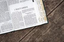 Deuterocanonical book - 1 Maccabees 