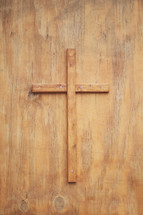 a simple and beautiful wooden cross