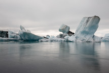 ice chunks in Iceland 
