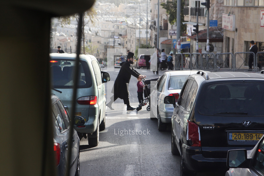 neighborhood streets in a Jerusalem 