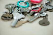 a pile of keys 