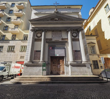 TURIN, ITALY - CIRCA MAY 2016: Chiesa della Misericordia church