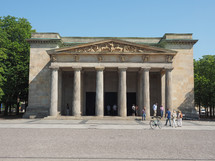 BERLIN, GERMANY - CIRCA JUNE 2016: Neue Wache (meaning New Guardhouse) Central Memorial of the Federal Republic of Germany for the Victims of War and Dictatorship