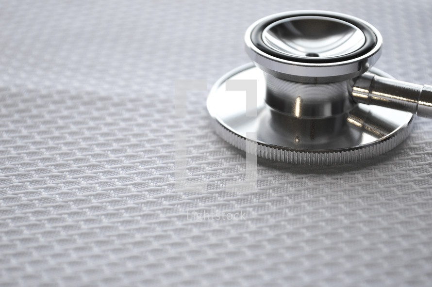 stethoscope on a white background 