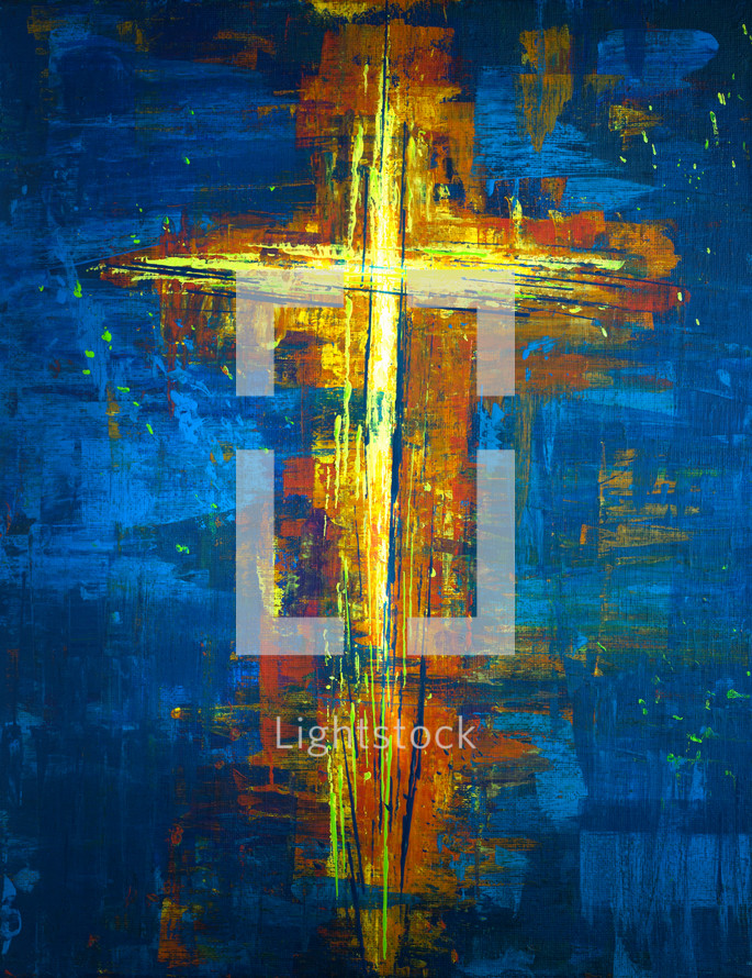painted cross