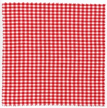 chequered red and white fabric texture useful as a background