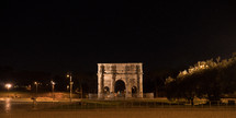  The Arch of Constantine in Rome at night 