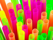 neon drinking straws 
