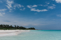 shoreline in the Bahamas 