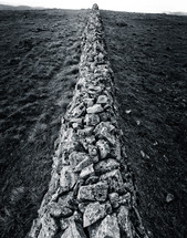 stone dividing wall