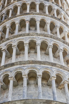 Leaning Tower of Pisa columns 