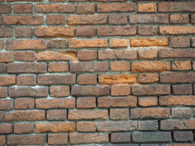 red brick wall  texture useful as a background