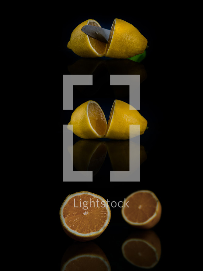 cut lemon 