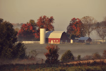 Barn and home in the country