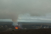 erupting volcanic 