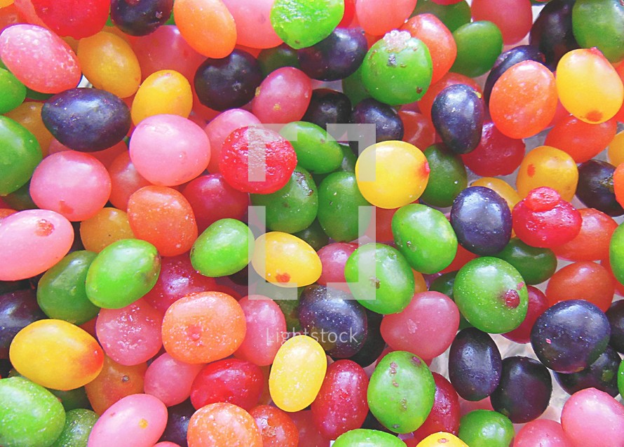 jelly beans background 