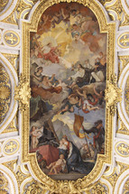 painted cathedral ceiling 