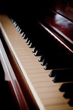 keys of a piano 