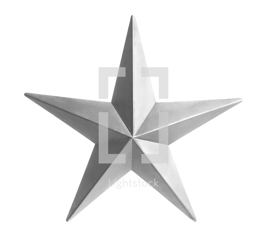 star against a white background 