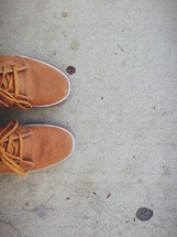 brown sneakers 