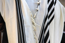 Orthodox Jewish Linen prayer shawl.